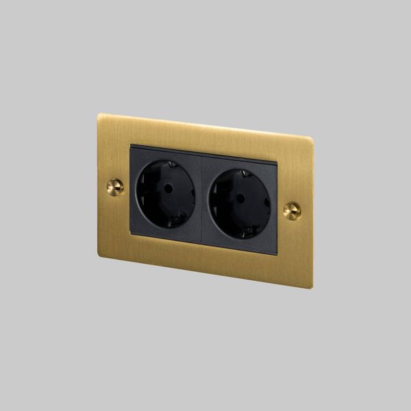 2G EURO SOCKET / BRASS image 1