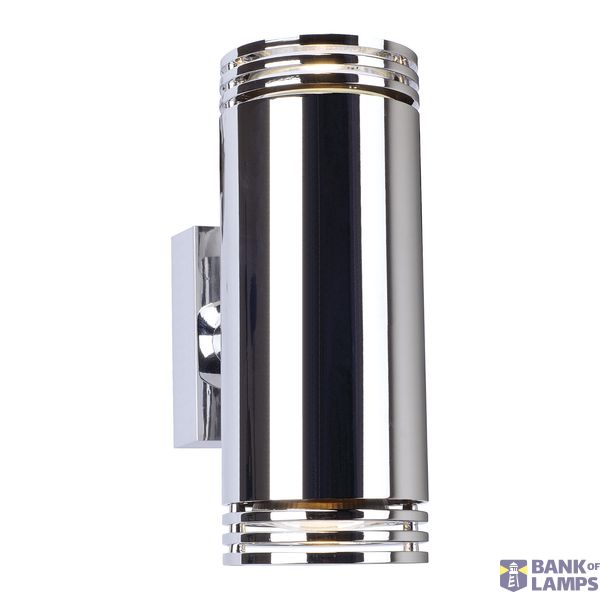 BARRO UP/DOWN WL-1 wall light, round, chrome, 2x GU10, max. 2x 50W image 1