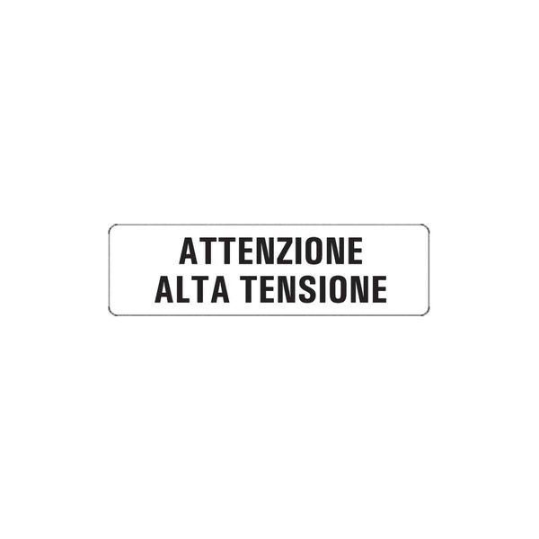 Vinyl label (attenzione high voltage) image 1