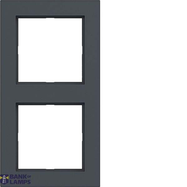 Cover frame 2-way, A.1, anthracite image 1