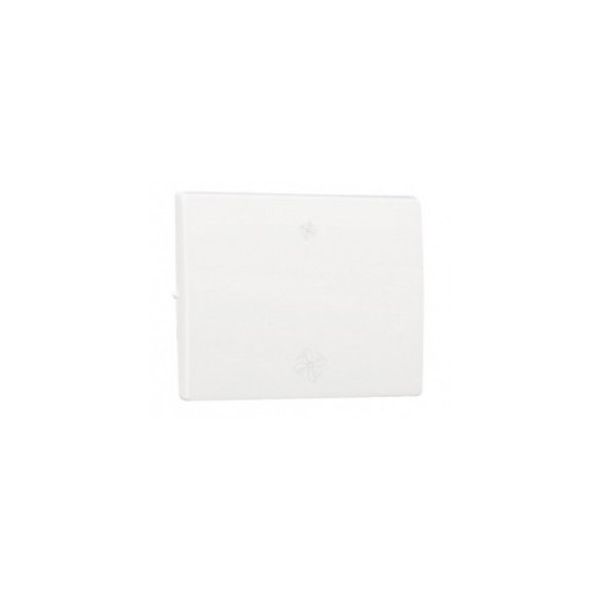 ROCKER F/SWITCHES WITH 2 FAN SYMBOLS WHITE image 1