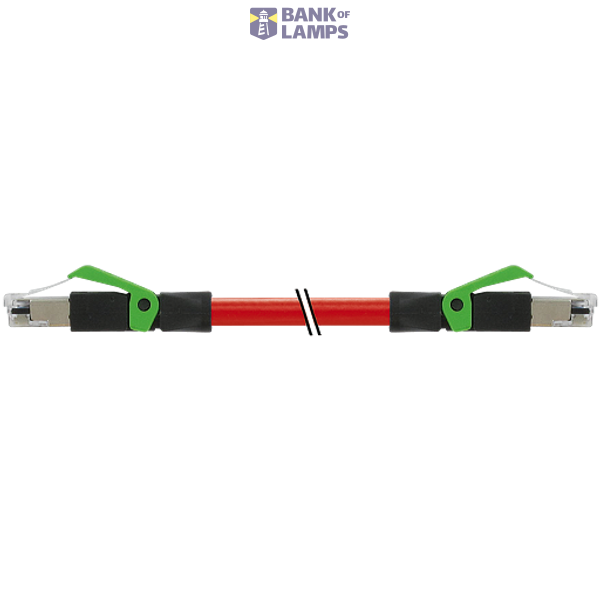 RJ45 male 0° / RJ45 male 0° shielded PUR 2x2xAWG22 shielded  rd 37.0m image 2