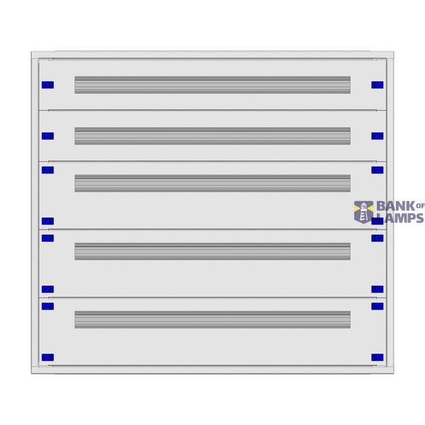 Distribution board insert KVN 60mm, 4-18K, 5-rows image 1