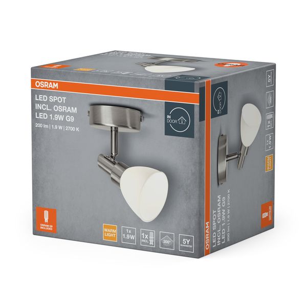 LED SPOT 1.9W 827 G9 OSRAM image 2