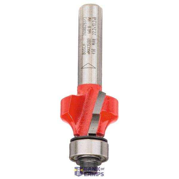 Expert for Wood Rounding over bit, 8 mm, D 22.2 mm, R1 4.75 mm, L 13.2 mm, G 55 mm image 1