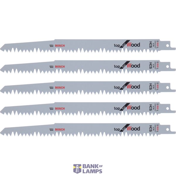 Reciprocating saw blade S 1531 L 5 pcs. image 1