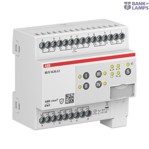 Binary Input, 16-fold, Contact Scanning  Manual Operation, MDRC image 2