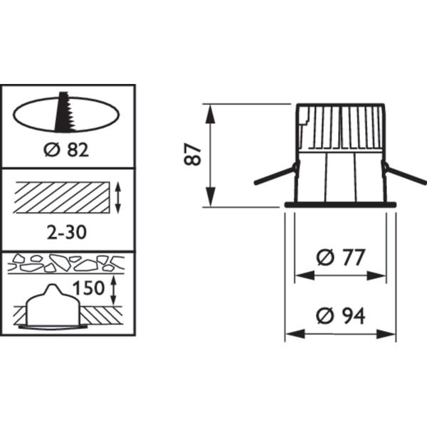 RS730B LED12S/840 PSE-E WB WH image 2