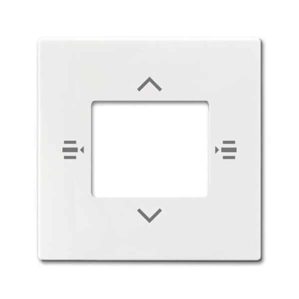 Central plate for room temperature controller Busch-balance® SI image 1