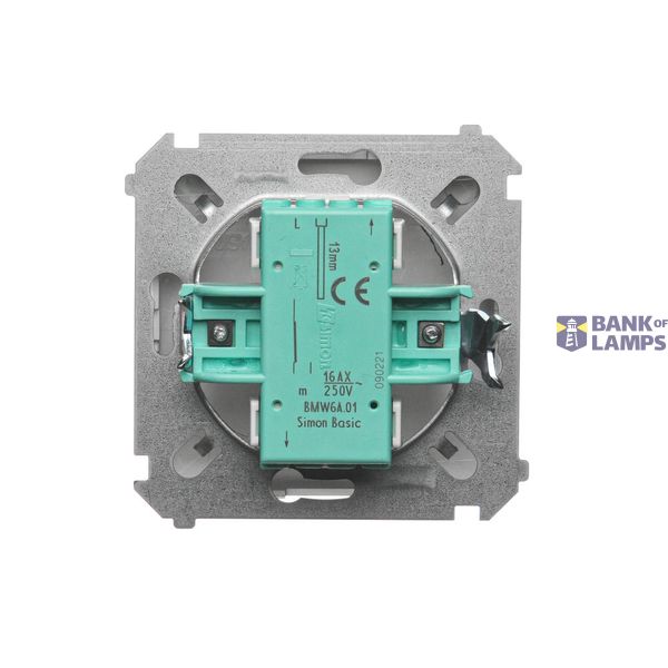 Touch panel 2 modules, Modul 1: 1 touch field, Module 2: 1 touch field, Fixing: horizontal, White pearl image 1