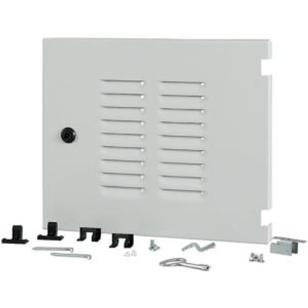 XTSZDSQV4R-H350W425 Section wide door, ventilated, right, HxW=350x425mm, IP42, grey image 4