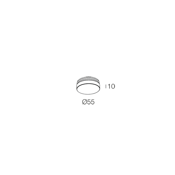 DIFFUSORE D.55 OPALE X SPOT BI/NE/LG/DG image 1