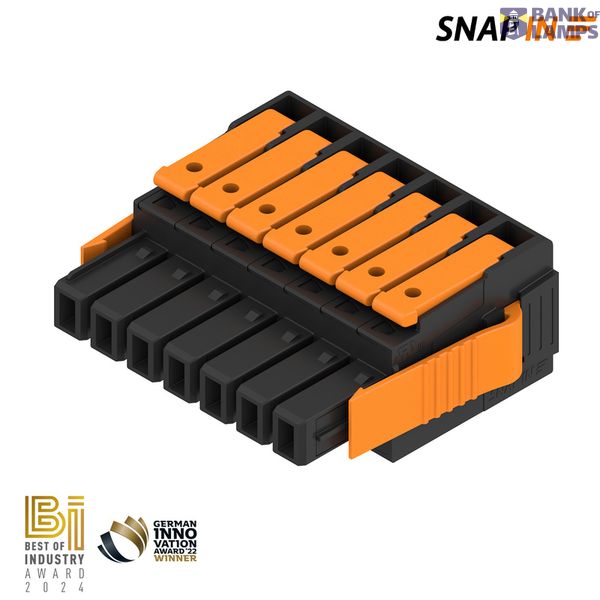 PCB connector (wire connection), 1000 V, 47.2 A, Pitch in mm: 6.35, 4  image 1