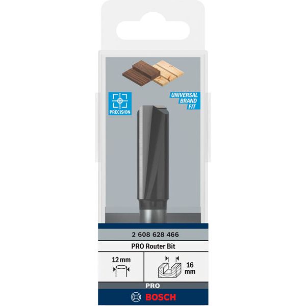 Straight bit, 12 mm, D1 16 mm, L 40 mm, G 81 mm image 2