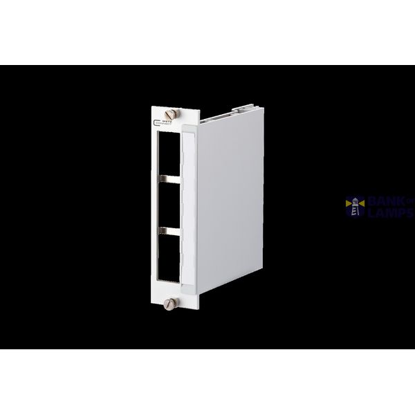 Module frame 3RU, 7HP 6 port, aluminum, unequipped image 1