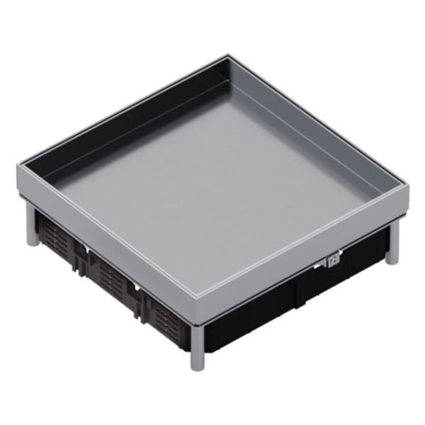 Levelable stainless steel cassette Q12 for inspection opening with covering depth 25mm image 1