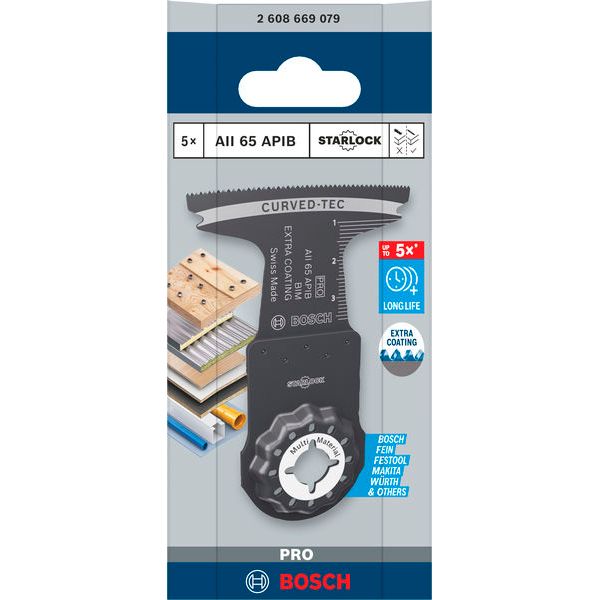 PRO Multi Material AII 65 APIB Multitool Blade 5 pcs. image 2