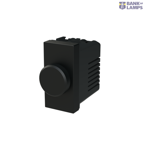 Resistive rotatory dimmer 110V - 1M - Matt Black image 2
