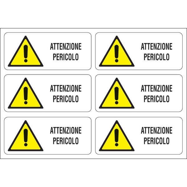 Adhesive label - Dimensions: 300 x 210 mm image 1