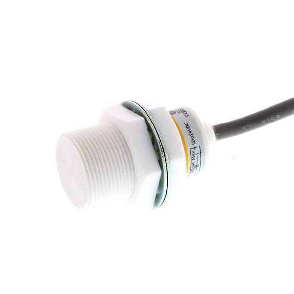 Proximity sensor, inductive, PTFE body, short, M30, shielded, 10 mm, D E2FQ1009M image 1