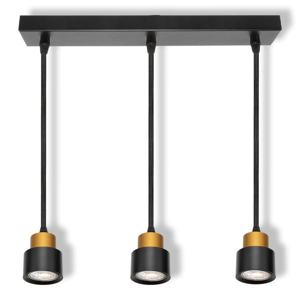 LED SPOT SECTORALPEND3XGU10GD/BK OSRAM image 1