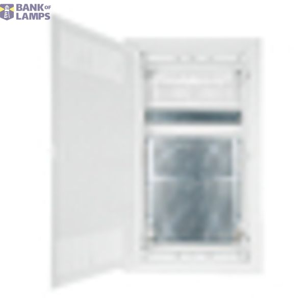 Flush-mounted media enclosure 3-rows - solid wall image 3