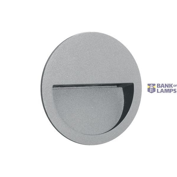 GREY WALL RECESSED 3W WW IP65 DARK LIGHT 100-240V image 1