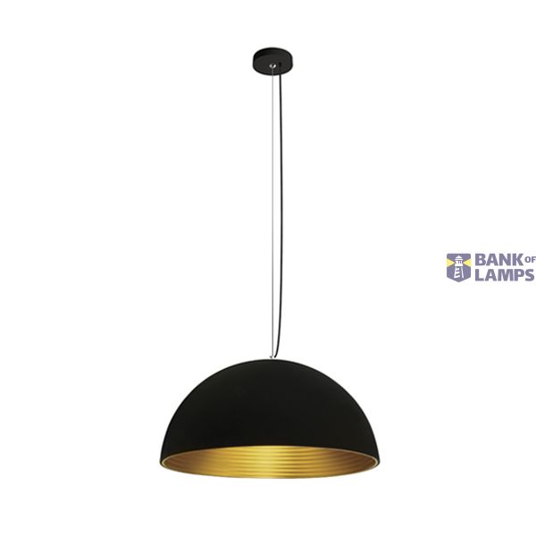 BLACK E27 20W BRASS REFLECTOR image 1