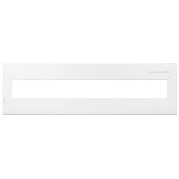 19" DIN-rail panel with back-cover, 3U, RAL7035 image 3
