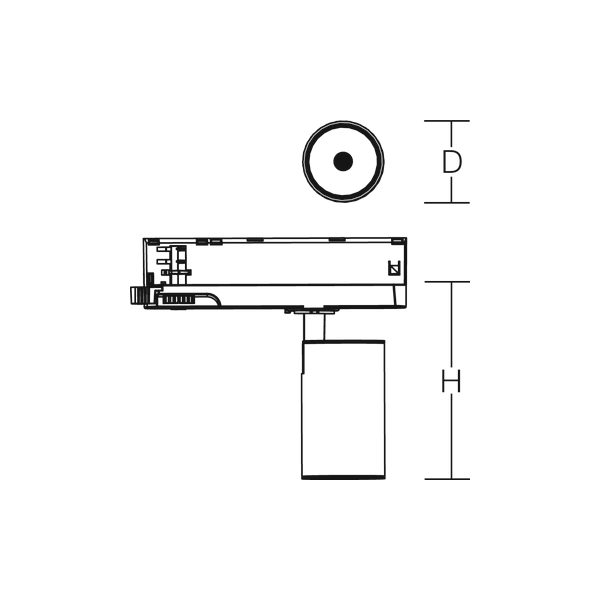 CALIDO CLICKBEAM midi, 24 / 24 W, 2450 / 2550 lm, 940, black, on/off S image 4