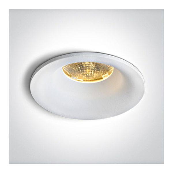 10112C/W/V WHITE COB 12W CCTV IP65 DARK LIGHT 700mA image 1