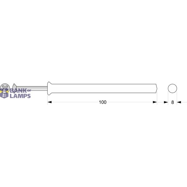 Expansion plug with quick-mounting screw KRSM ᴓ8 x 100 image 2