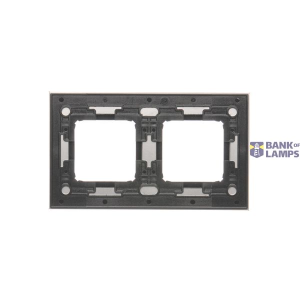 Quadruple frame, black matt image 1