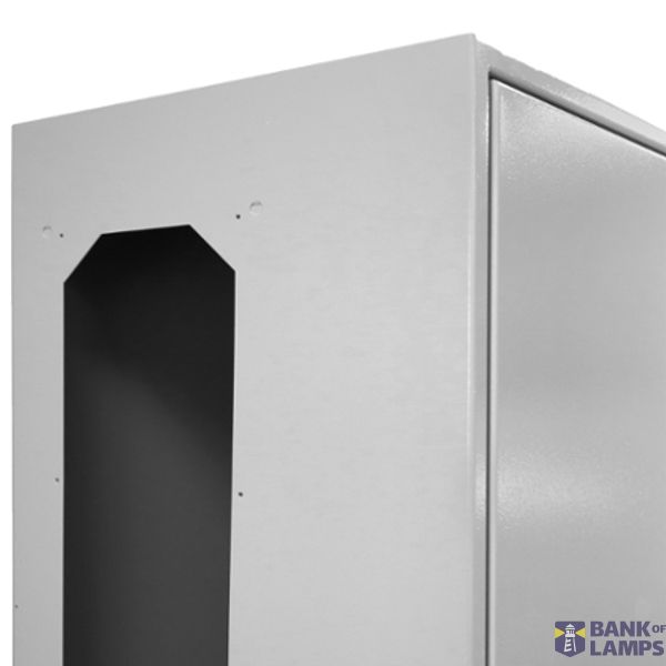 Wall-mount.stackable2A-39T=400mm,back w.+swinghand.IP54 image 1