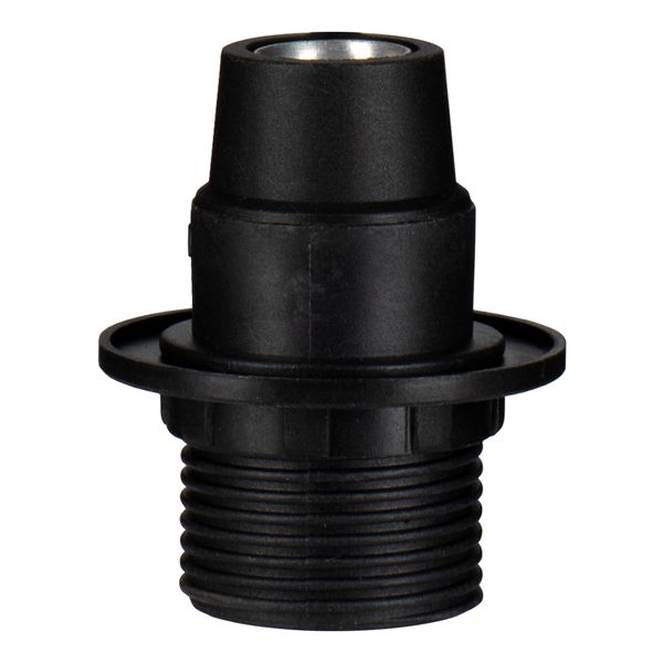 Lampholder E14 TP Half Thread + Ring Black image 2
