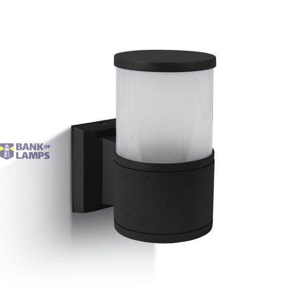 BLACK WALL BRACKET E27 20W image 1