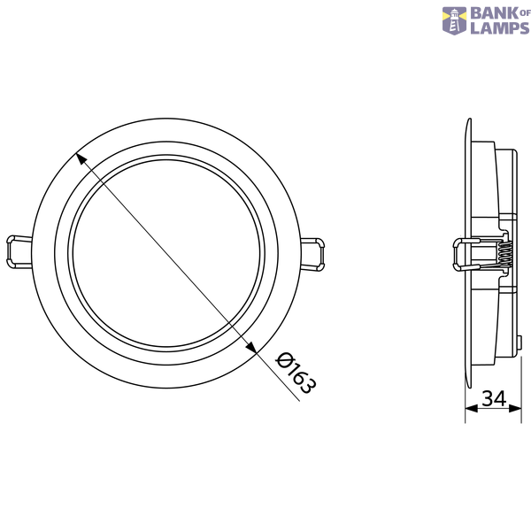 LEDDownlightRc-Sl-E Rd150-12W-4000-WH image 4