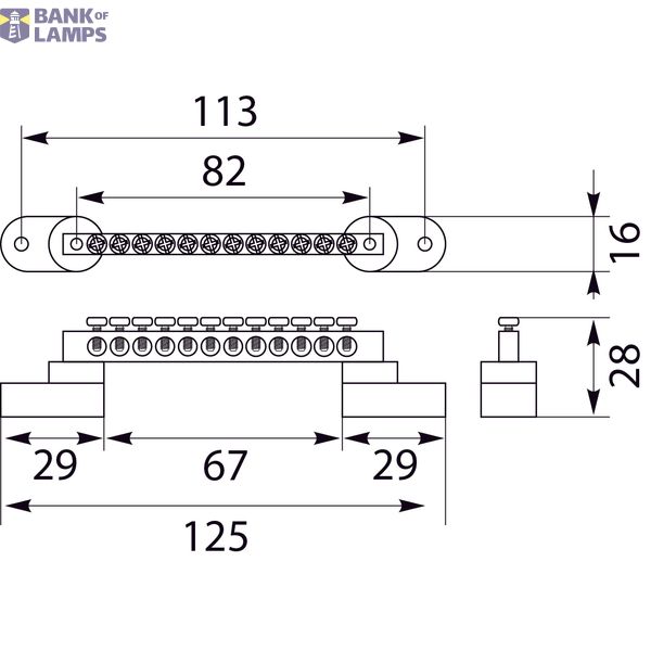 LZPG-12P terminal strip image 2