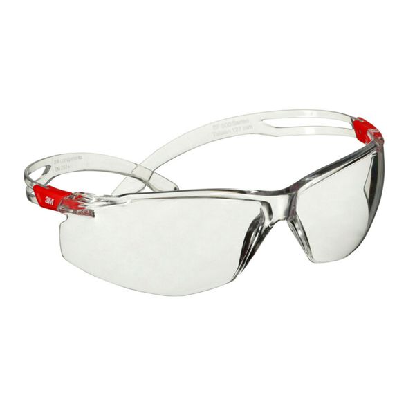 3M™ SecureFit™ 500 Series, Red, Scotchgard™ Anti-Fog/Anti-Scratch Coat image 4