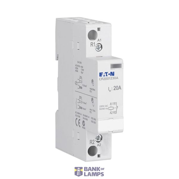 Installation contactor, 20A, 230V AC, 1NC image 6