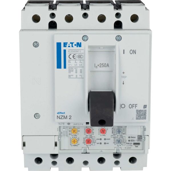 NZMH2-4-VX250-T NZM2 PXR20 circuit breaker, 250A, 4p, Screw terminal, earth-fault protection image 10