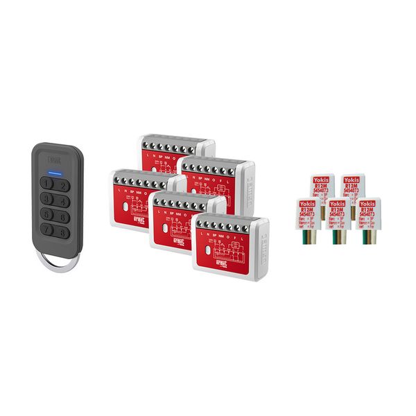 5 SHUTTER KIT + REMOTE CONTROL WITH 8 BUTTONS image 1