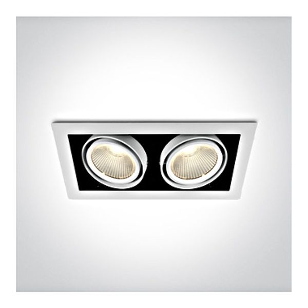 Krona?Q/A2 2x30W 2700lm 4000K Ra90 230V IP20 white image 1
