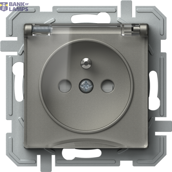 SOCKET FRENCH+COVER 2P+E 16A 250V~ TT XO 4417080 image 1