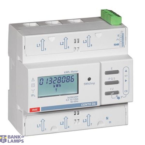 Account D6-Pd MID - Active (cl.1) and reactive (cl.2) energy meter direct insertion - Network: three-phase 4-wire unbalanced image 1