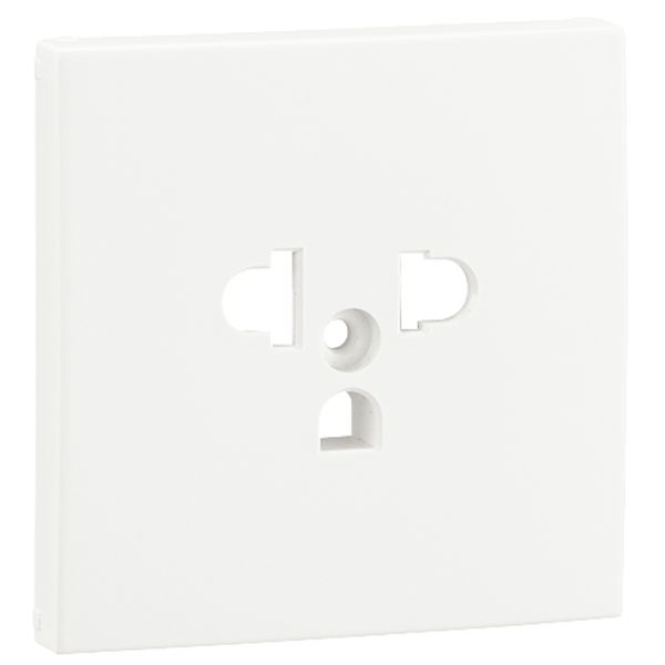 C.PLAT F/EARTH SOCKET (EURO-USA TYPE) WHITE image 1