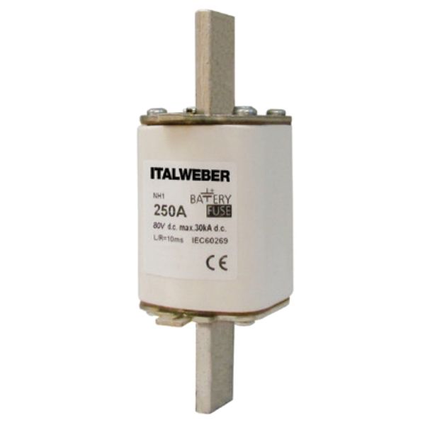 NH-00 100A 80V DC gBAT fuse image 1