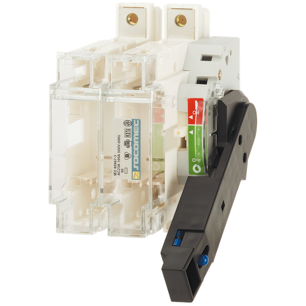 Fuse combination switch body 2P 63A for knife-edge fuse size 00C. NF a image 4