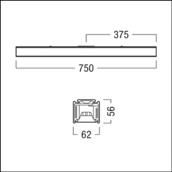 TECTON TM 750 SR - Central electric feed, silver image 2