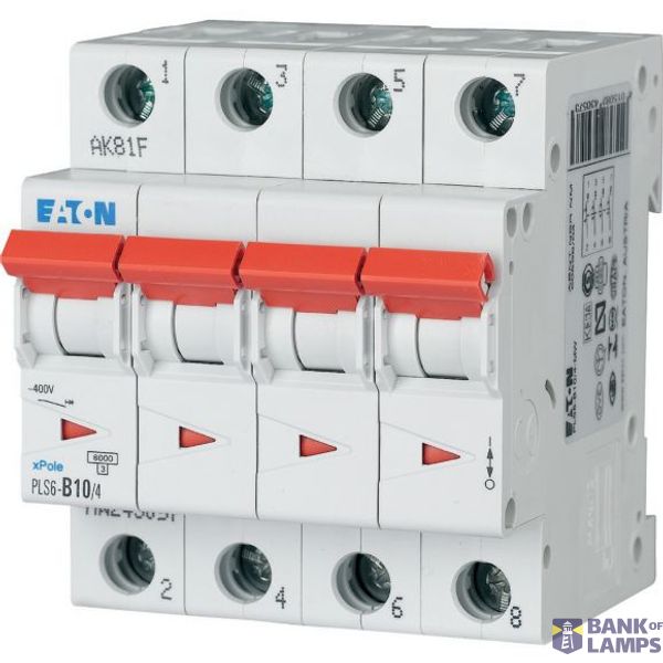 PLS6-B10/4-AU Eaton Moeller series xPole - PLS6/M MCB image 1